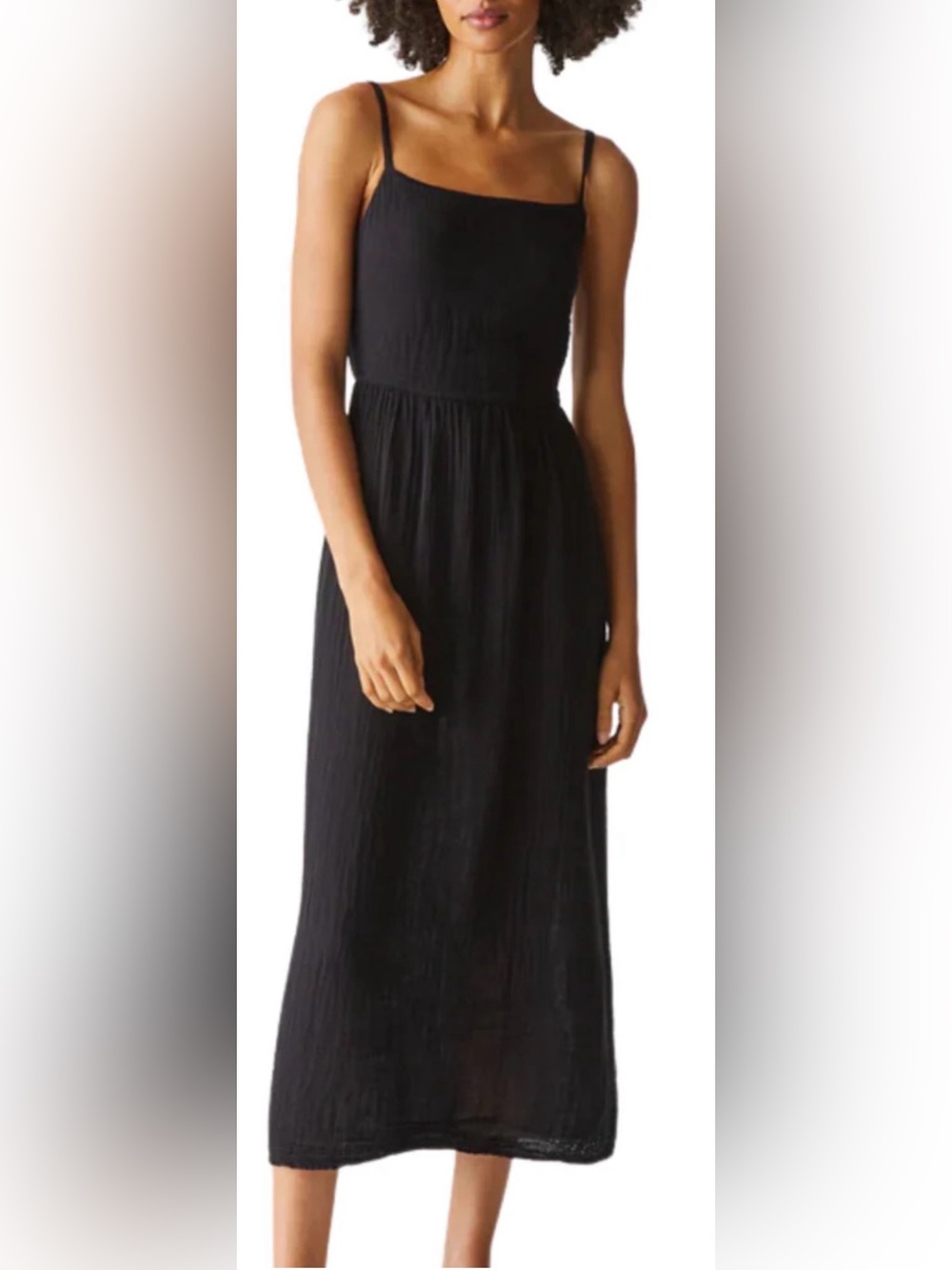 MICHAEL STARS
ALLORA GAUZE MAXI DRESS IN BLACK /MEDIUM